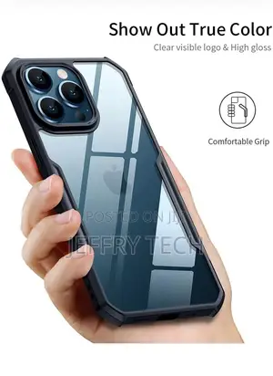 Xundd Case for iPhone 13 Pro Max Slim Clear Back Shockproof
