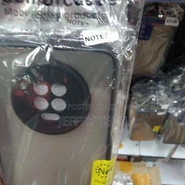 Back Cover for Infinix Note 7, Frosted Smoke Case, Camera Pr - thumbnail 2