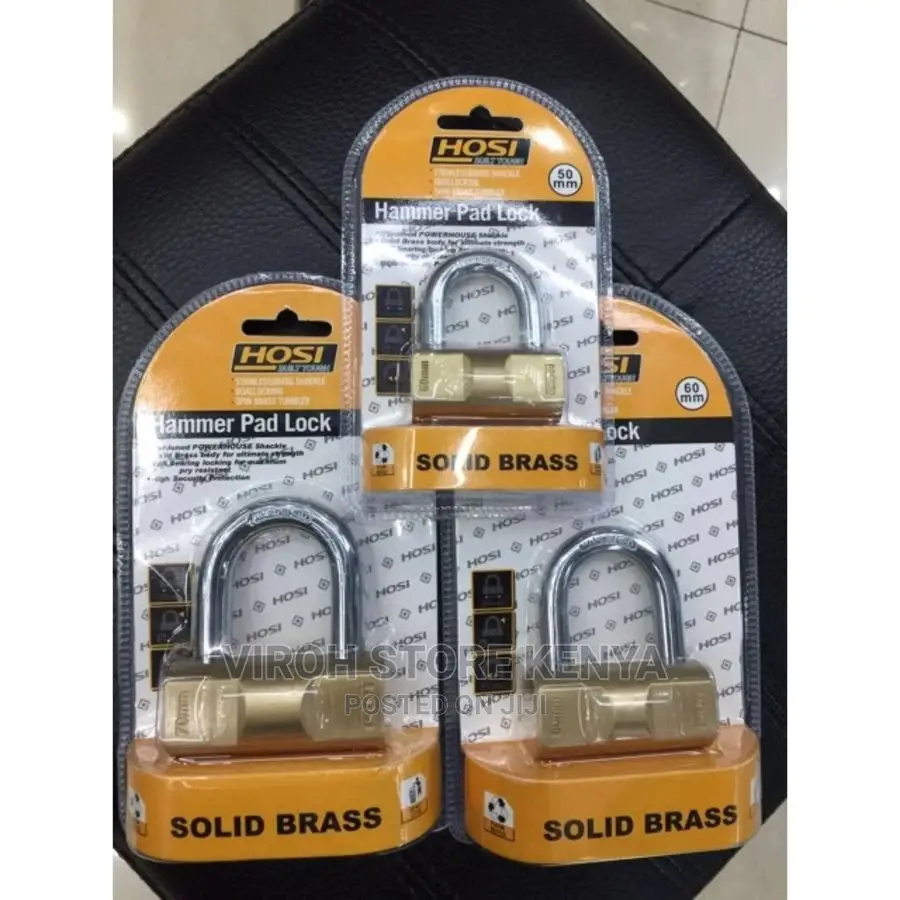 Solid Brass 60mm Hammer Padlock