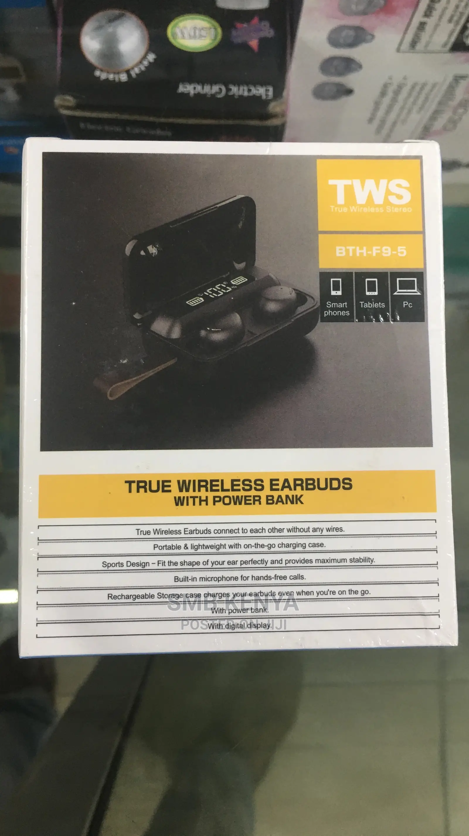 True Wireless Earbuds With Power-Bank