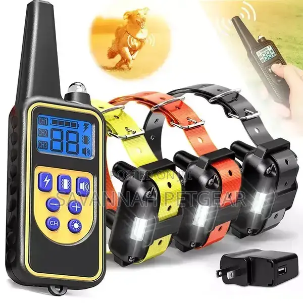 Warning Sound Vibration and Electric Shock Buzzer Light Dog