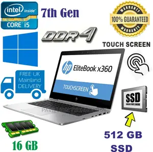 Laptop HP EliteBook X360 1030 G2 16GB Intel Core I5 SSD 512GB