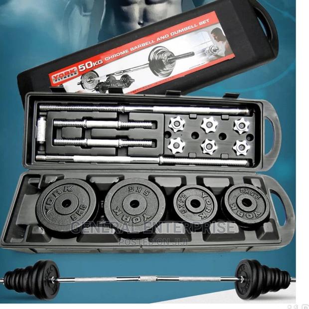 50kg Dumbbell/Barbell Whith Case - main view