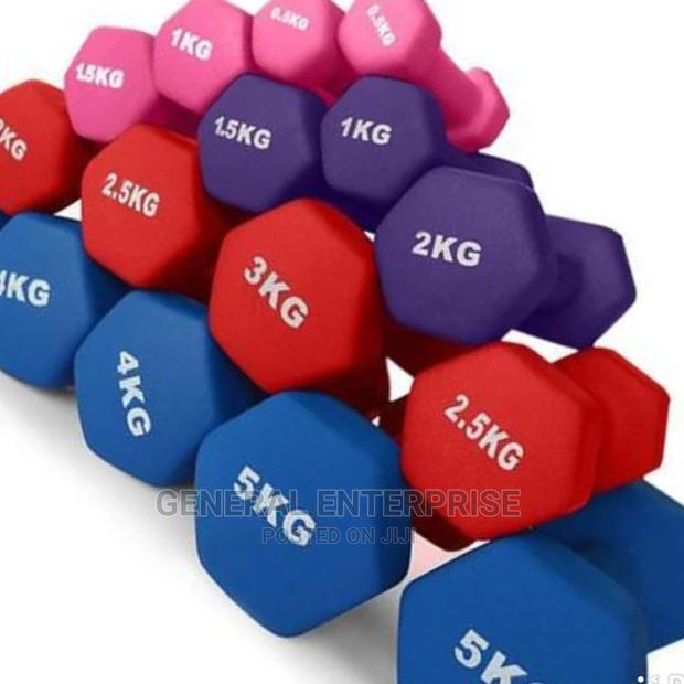 3kg Neoprene Coated Dumbbells - main view