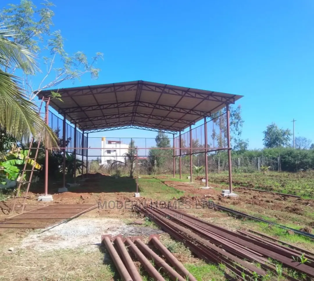 Steel Elevated Goat Farm Shed, for House