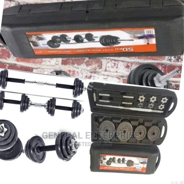 50 Kg Barbell and Dumbbell