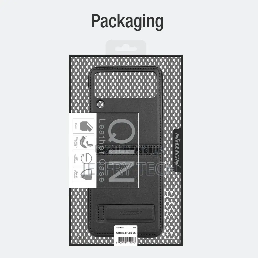 Case for Samsung Galaxy Z Flip 3 NILLKIN Qin Series Classic