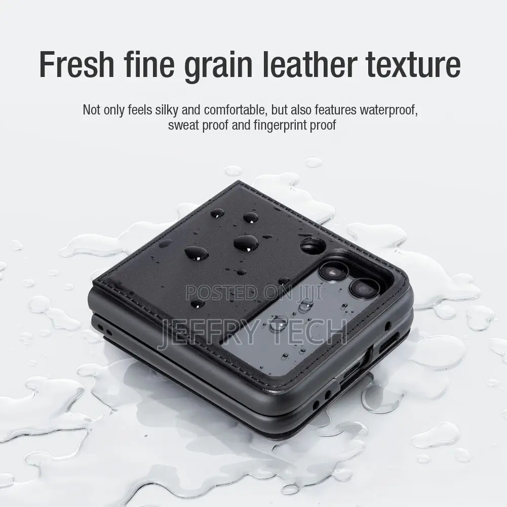Leather Flip Protective Case for Samsung Galaxy Z Flip 4 5G