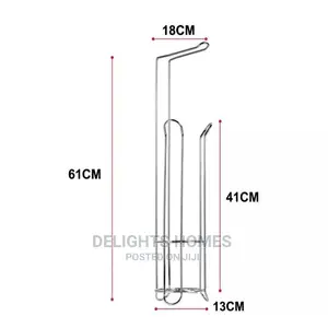 Metallic Standing Tissue Holder