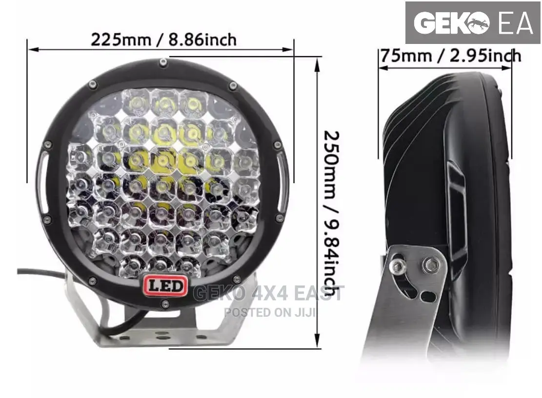 9 Inch 185W Inch Spot Light G-Sl-903-BLK