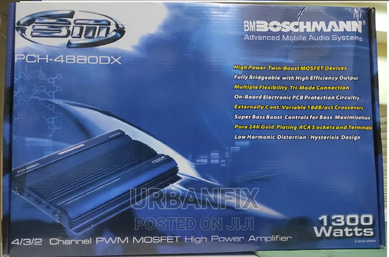 Boschmann 1300 Watts 4 Channel Amplifier
