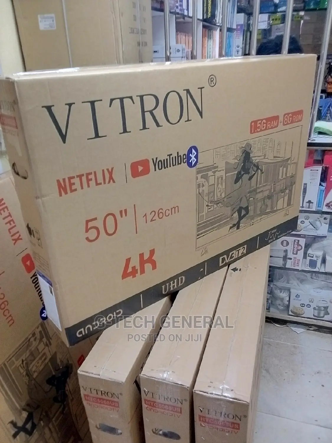 Frameless 50 Inches Smart Android Digital Tv.