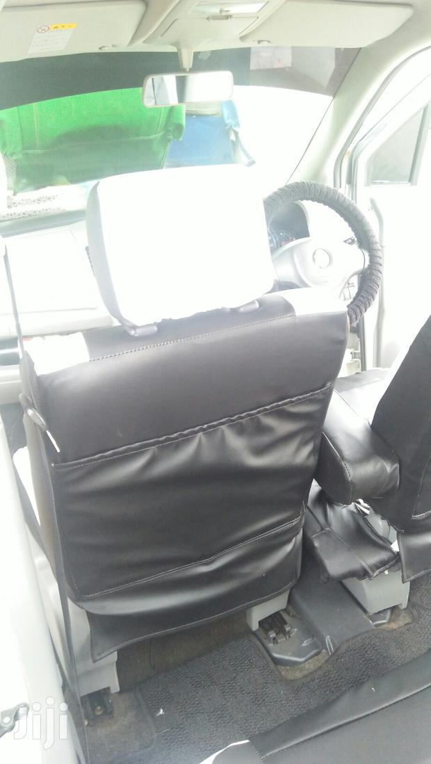Black /White Leather Car Seat Covers - thumbnail 2