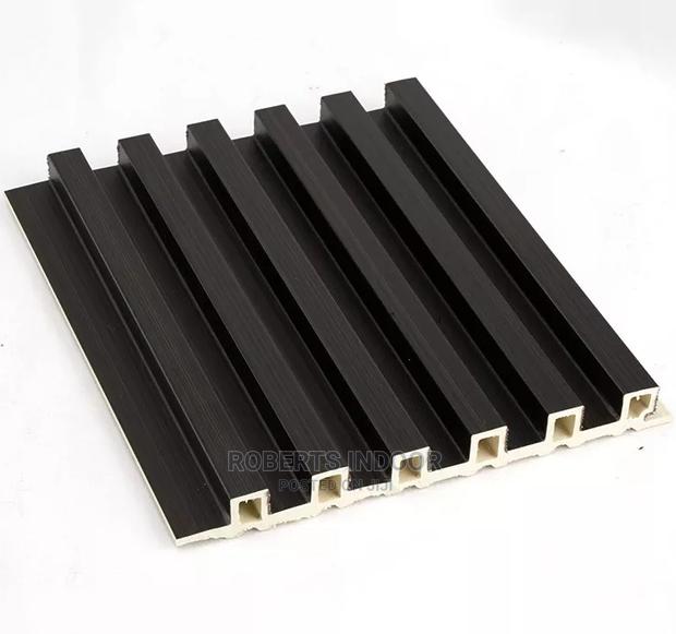 Grey Wpc Fluted Panel