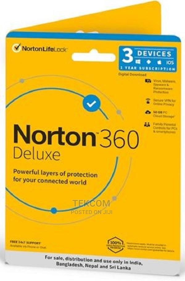Norton 360 Deluxe 3 Users - main view