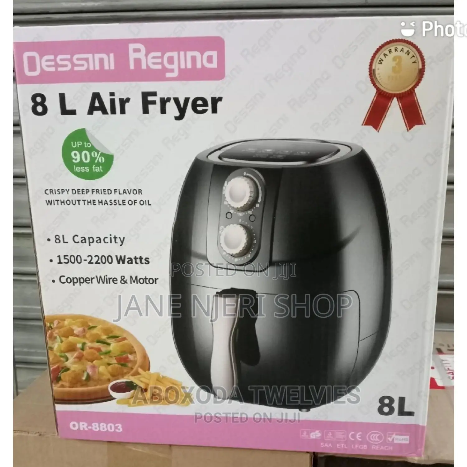 8 Liters Air Fryer