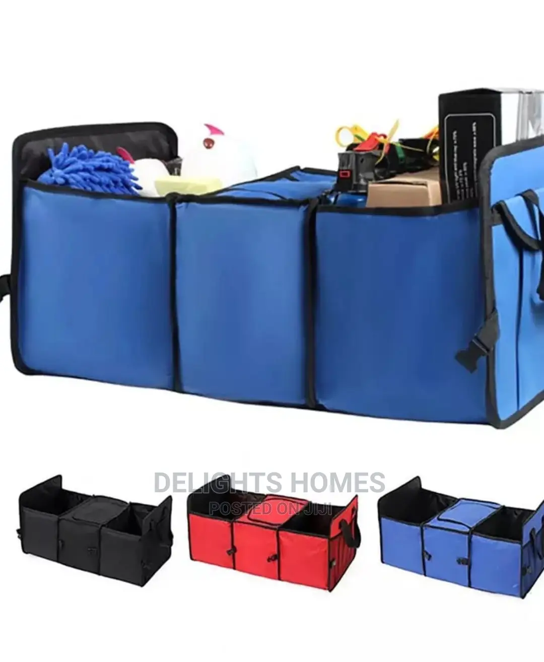 Car Trunk Back Storage Bag With Insulation at the Centre