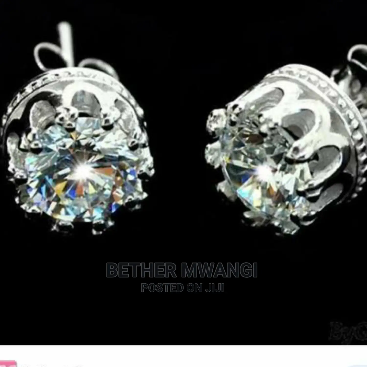 Pure 925 Silver Earrings in Kenya