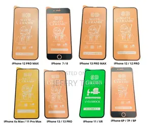 iPhone 7 8 X XR 11 12 13 Full Coverage Ceramic Film Full Glu
