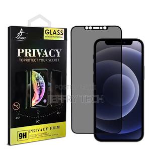 Matte Ceramic Privacy Tempered iPhone 13 12 11 Pro Max XR - thumbnail 2