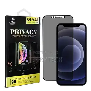 Matte Ceramic Privacy Tempered iPhone 13 12 11 Pro Max XR