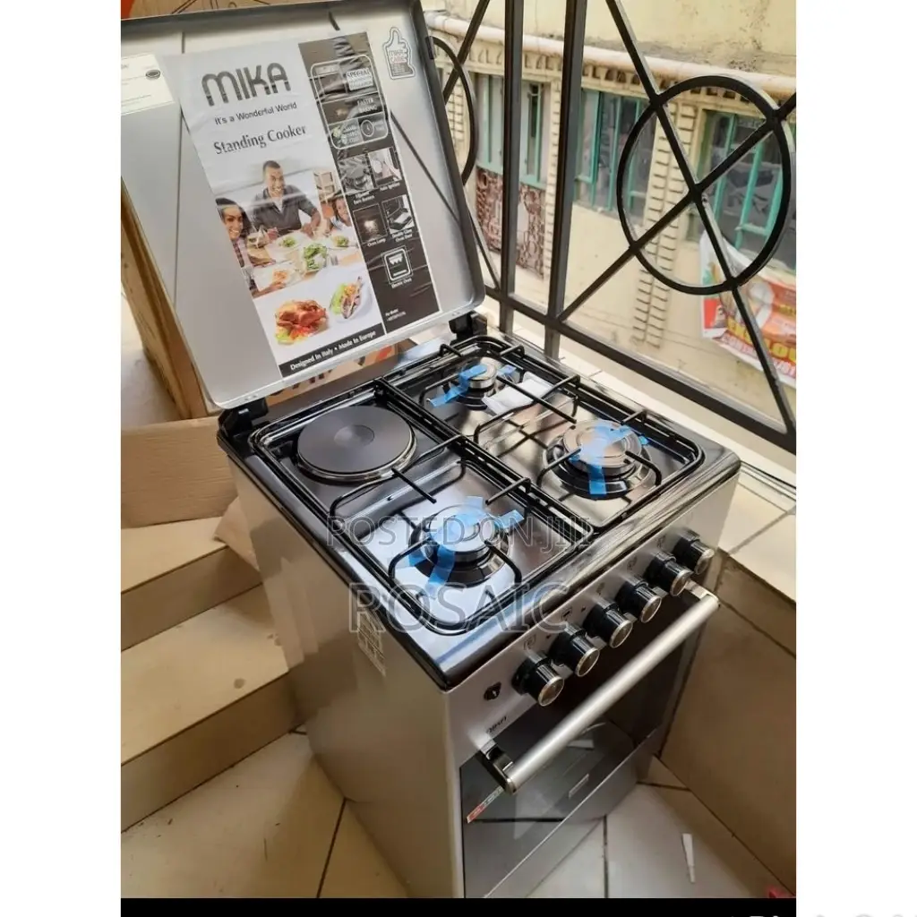 Mika 3 Gas+1 Electric Cooker