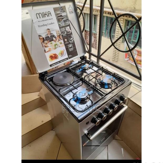 Mika 3 Gas+1 Electric Cooker - thumbnail 2