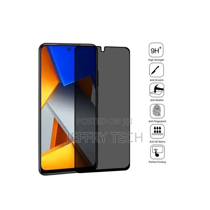 Anti-Peeping Tempered Glass Film for Xiaomi Poco M4 Pro 4G