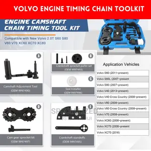 Volvo Engine Timing Chain Installation Toolkit