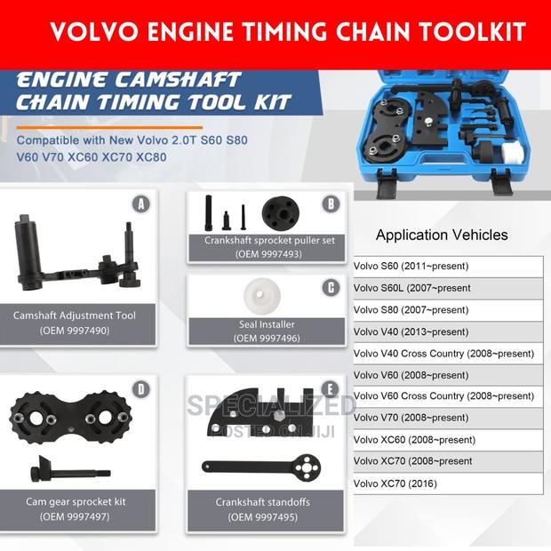 Volvo 1.5T 2.0T Engine Timing Chain Installation Toolkit - thumbnail 2