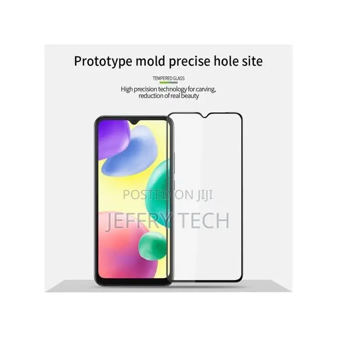 Xiaomi Redmi 10C Tempered Glass Full Film(Black)