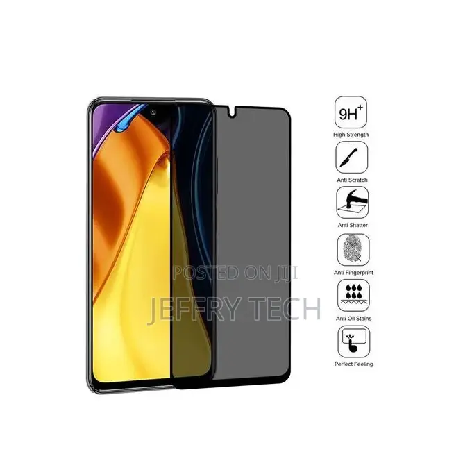 Anti-Peeping Tempered Glass Film for Xiaomi Poco M3 Pro
