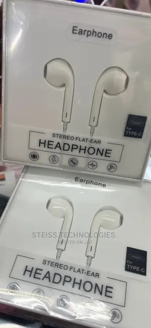 Flat Ear Type C Earphones