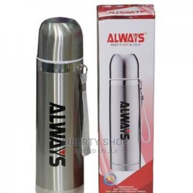 1 Litre Non Breakable Stainless Flask - main view