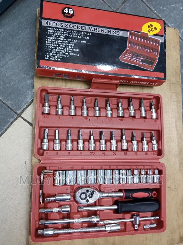 High-Quality Chrome Vanadium Toolset 46pcs - main view