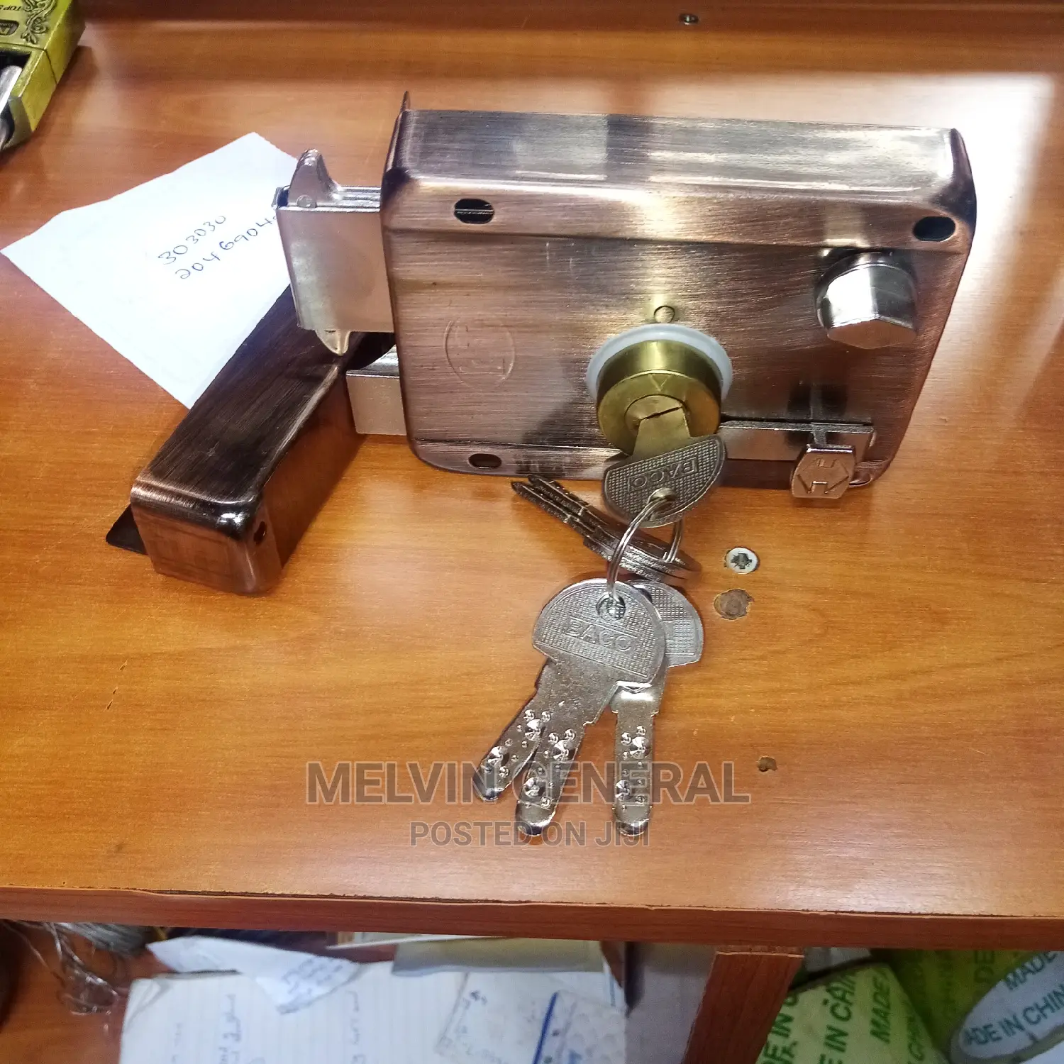 Steel Dead Door Lock