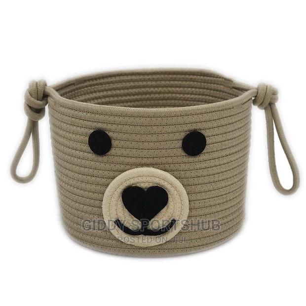 Cotton Rope Baskets Decorative Toys Throws Laundrybasket - main view