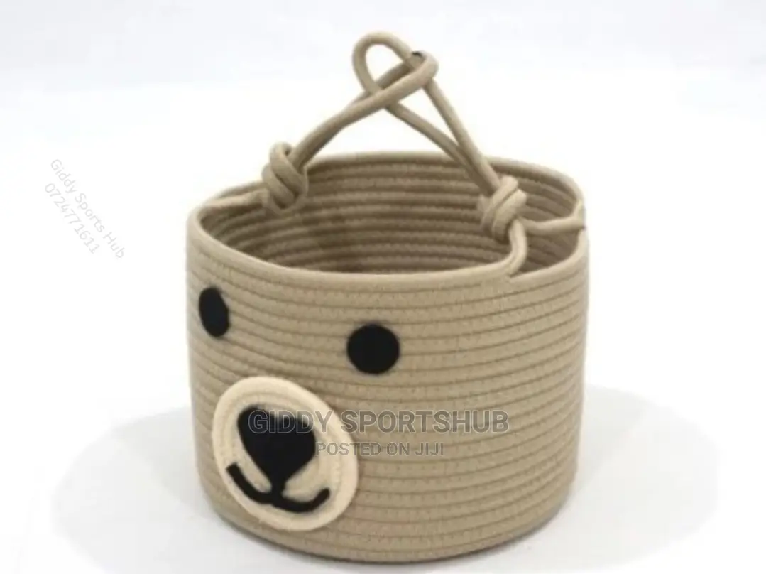 Cotton Rope Baskets Decorative Toys Throws Laundrybasket