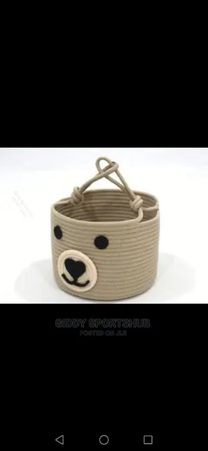 Cotton Rope Baskets Decorative Toys Throws Laundrybasket