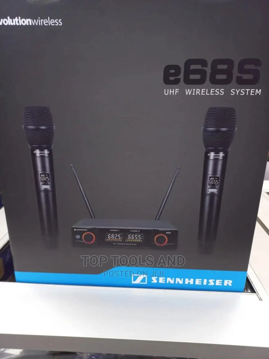 Sennheiser Uhf Wireless System E685 Pair Mic