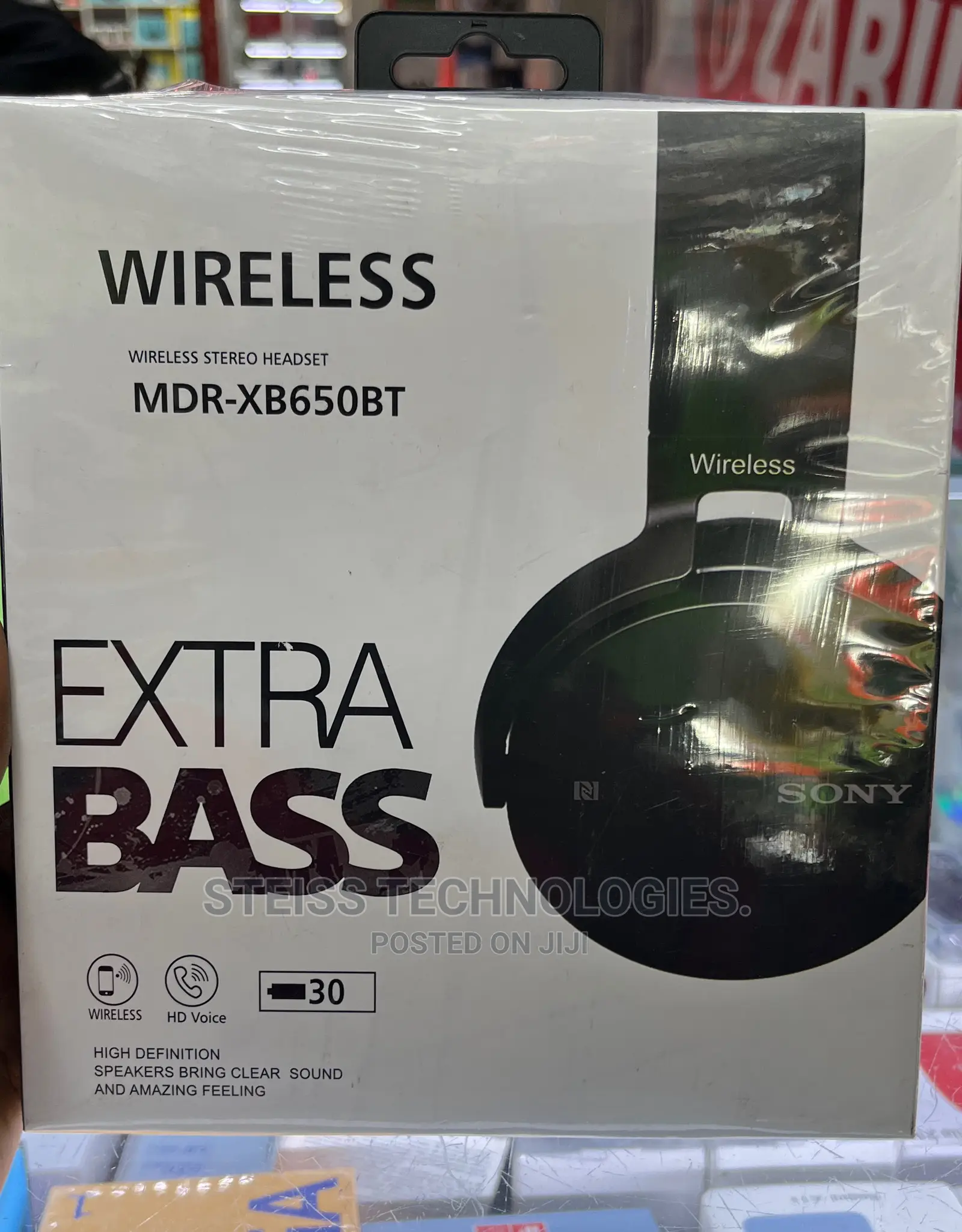 Sony Wireless Headphones-Mdr Xb650bt