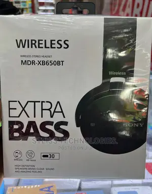 Sony Wireless Headphones-Mdr Xb650bt