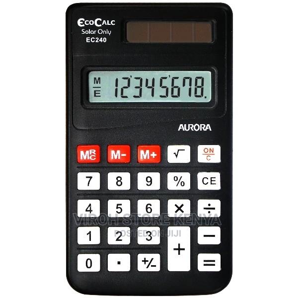 8 Digit Pocket Mini Electronic Calculator Black Color - main view