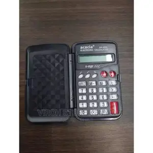 8 Digit Mini Electronic Calculator KK 328 a Black Color