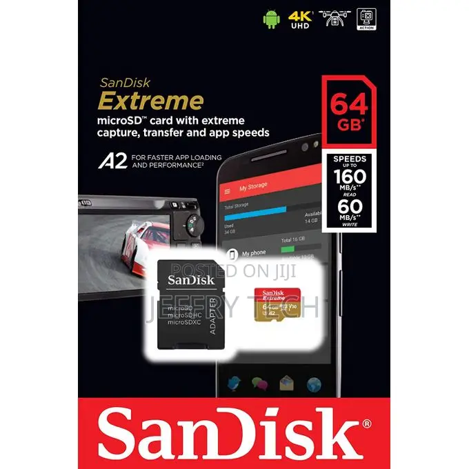 Sandisk Extreme UHS-I Microsdxc Memory Card