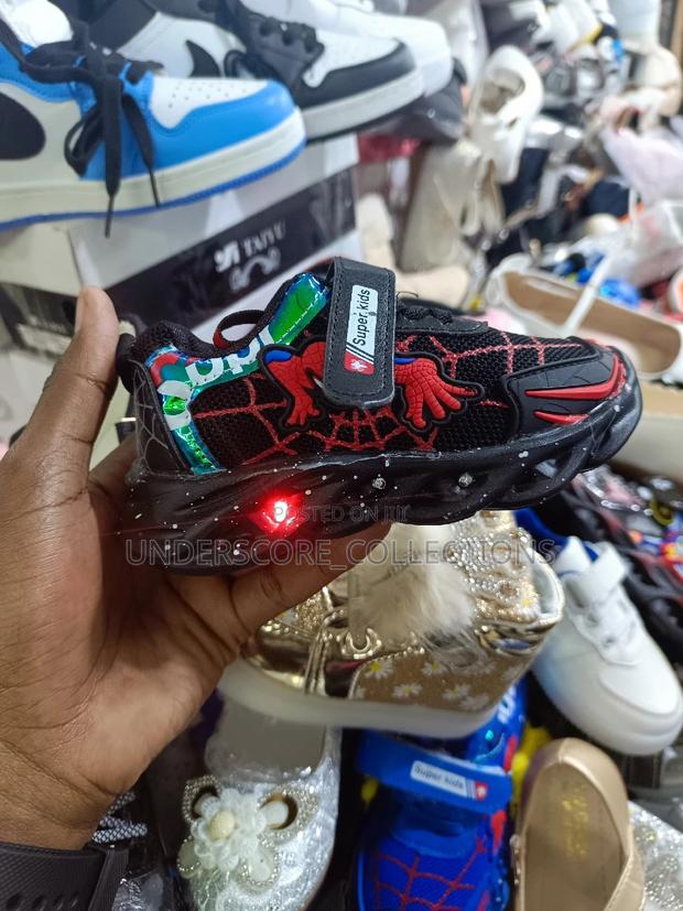Boys Spiderman Lighting Shoes - main view