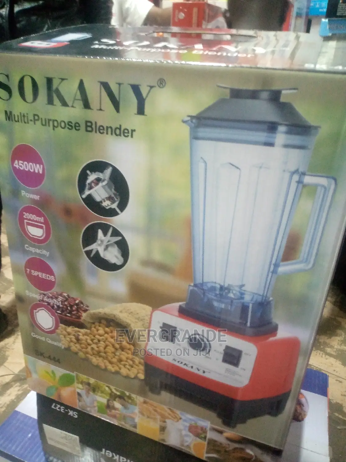 4500 Watt Sokany Commercial Blender