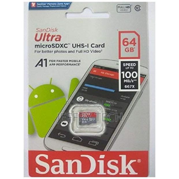 Sandisk Microsdxc Memory Card 100 MB/S, Class 10