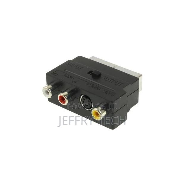 RGB Scart Male to S Video and 3 RCA Audio Adaptor