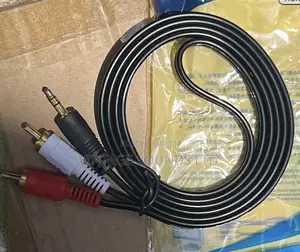3.5mm to 2-Male RCA Adapter Audio Stereo Cable - 1.5m